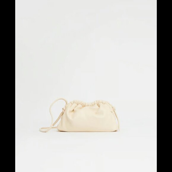 Mansur Gavriel Mini Cloud Clutch Puff in Cream/Whit - Picture 2 of 10